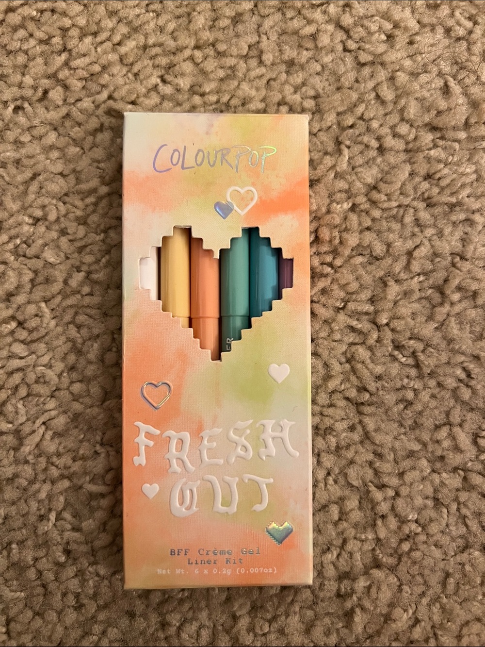 Colourpop Fresh Out BFF Crème Gel Liner Kit - Yellow, Orange, Teal, Blue, Purple